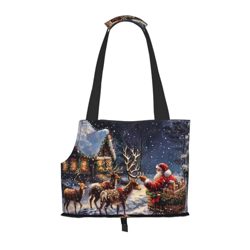 Sac de voyage pour animal pliable Snow Night pour transporter vos chats sans effort