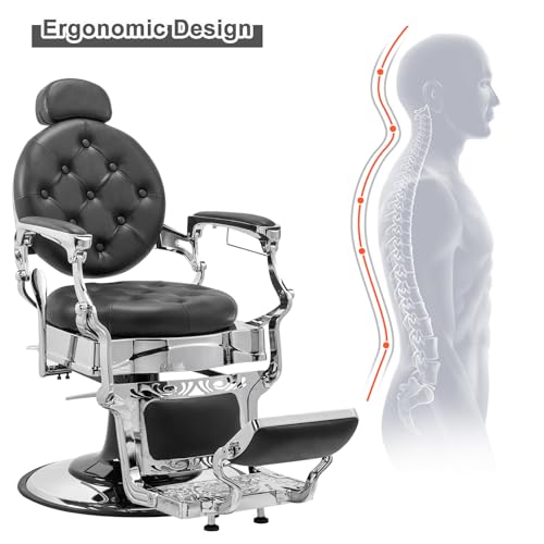 Winado-Heavy-Duty-Vintage-Recline-Barber-Chair-Hydraulic-with-Headrest-Supports-up-to-700lbs-360Rotatable-Professional-Salon-Beauty-Spa-Shampoo-Equipment-Button-Style