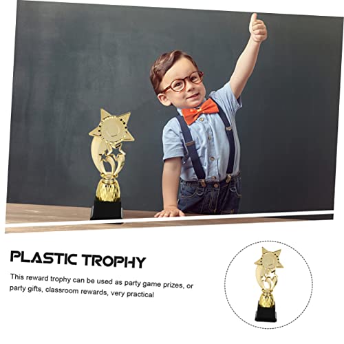 Operitacx 2 Pçs Pentagrama Troféu Presentes Para Crianças Mini Troféu Decoração Com Detalhes Em Trof