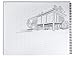 Koala Tools - 40-Sheet Sketch Pad for 2-Point Perspective Drawing, Spiral Bound Gridded Graph Paper for Interior Room Design, Industrial, Architectural and 3D Design, 11 x 14 inches