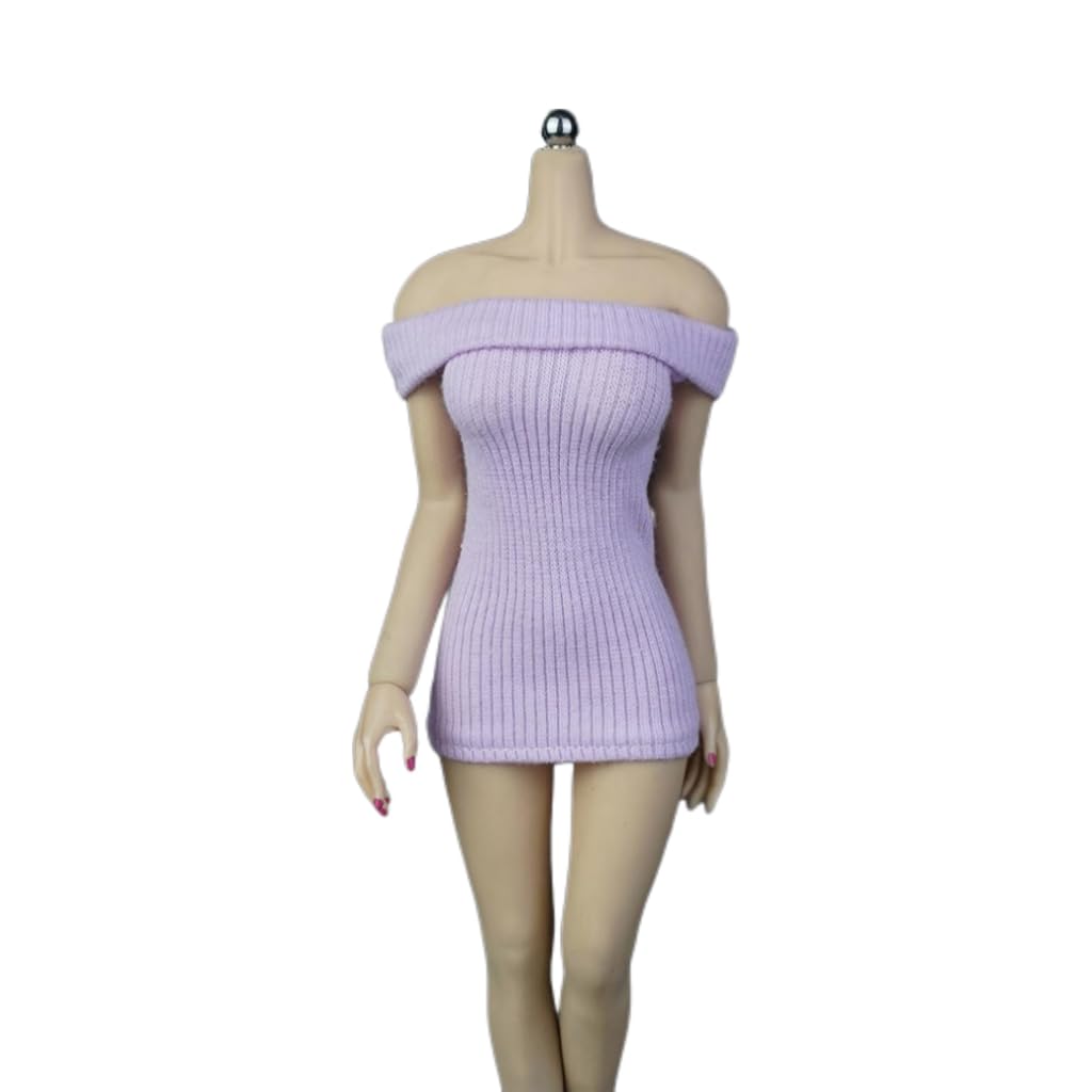 Robe de bateau violette 1/6 accessoire haute couture pour TBLeague