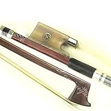 D Z Strad Violin Bow - Model 306 - Brazilwood Bow with Ox Horn Parisian Eye Frog