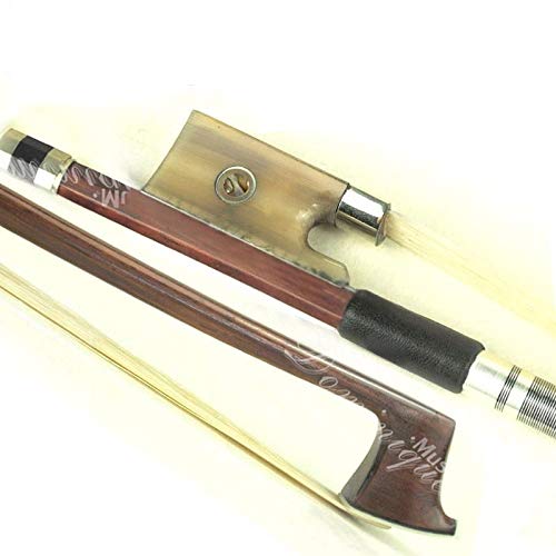 D Z Strad Violin Bow - Model 506 - Brazilwood Bow with Ox Horn Fleur-de-Lis Frog (Full Size - 4/4)