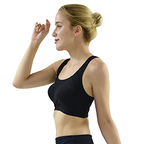 Private Island Women UPF 50+ Swim Tank Bra Short Top Sports Bras Swimsuit Rash Guard (RST)2