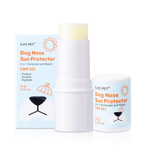 Dog Nose Sunscreen Balm SPF 25 – Natural, Lick-Safe Sun Protection with Shea Butter & Sea Buckthorn – Moisturizes & Shields Sensitive Noses – Fragrance-Free