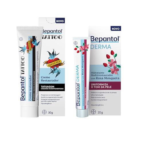 Bepantol Derma Rosa Mosqueta 20g e Tattoo 30g