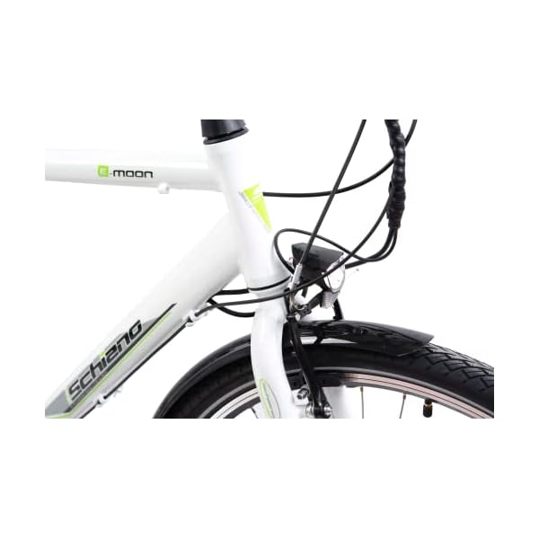 F.lli Schiano E-Moon 28 Zoll E-Bike Pedelec, e Bike Electric Fahrrad für Herren/Damen bis 25 km/h und mit guter Reichweite, Elektrofahrräder mit Gepäckträger, Herrenfahrrad mit Motor Akku Nexus 7 – Bild 6