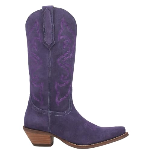Image of Dingo Womens Out West Embroidered Snip Toe Casual Boots Mid Calf Mid Heel 2-3 inch