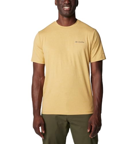 T-Shirt Tech Trail Crew Neck II Columbia marron clair haut de sport respirant