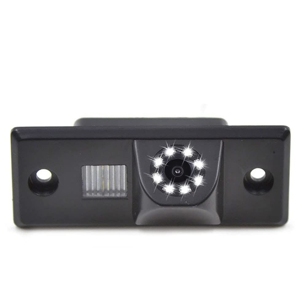 【8 LED noktowizor】Wysokiej jakości oświetlenie tablicy rejestracyjnej Kamera tylna, zamiennik VW Golf Variant MK4/Tiguan/Touareg/Polo 3C/Jetta/Passat/Sharan/Bora/Skoda Fabia/Audi TT 8J/Cayenne