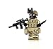 Battle Brick 1.6 Inches Tall Marine Corps Desert MARPAT Chemical Warfare Custom Minifigure | Genuine Military Minifig | Camo Printed in theUSA | Great Gift for Ages 10+ to Adult AFOL