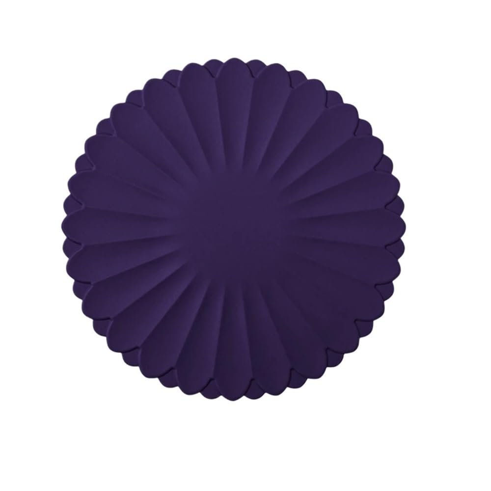 Kategoria: Silikonowe poduszki spożywcze Zestaw podkładek silikonowych i podstawek wielokolorowych 18 cm 30 cm na stół jadalny(Purple,30cm)