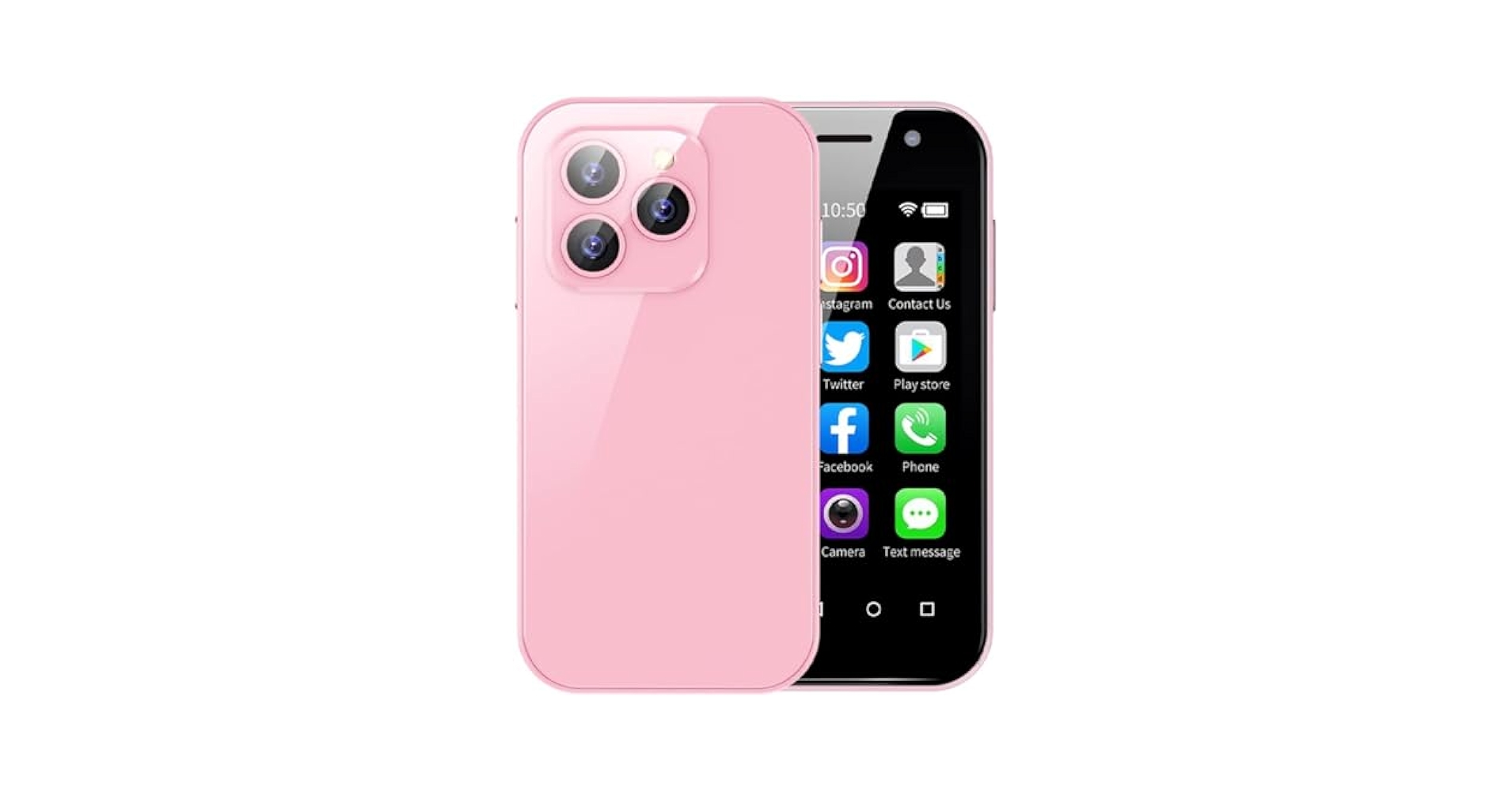 ミニスマホ　SOYES XS 14 Pro 本体 ピンク SOYES XS14 Pro 3.0 Inch 4G Mini Smartphone Android 9 Dual