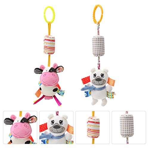 Toyvian 2 Peças Criança Carrinho de Bebê Cama de Brinquedo Berço Berço Carrinho de Bebê Pendurado Ch