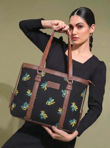 Image of Stylish Tote Bags for Office Use | Laptop Bag 15.6 inch | Purse for Women | Vegan Leather Handbag | Daily & Travel Use |