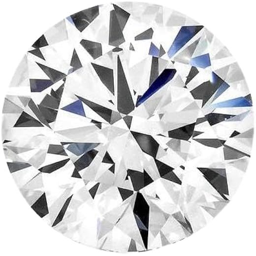 Candid Carats Premium GRA Certified Round Loose Moissanite VVS1 D with Microscopic Laser Inscription of Certificate Number...