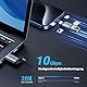UGREEN USB C auf USB Adapter 10Gbps (2 Stück) für iPhone 16 15 Pro Max, iPad, Galaxy S24 S23 & Laptops (Grau)