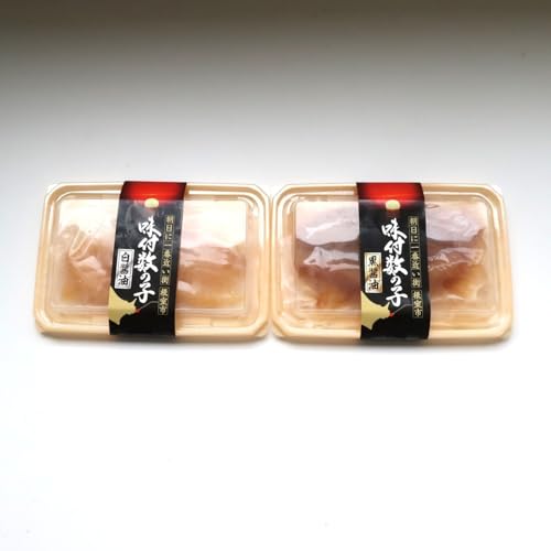 [北海道根室市] 北海道根室産 味付け数の子(白醤油・黒醤油)110g×各1P G-46006 父の日 ギフト プレゼント 贈り物