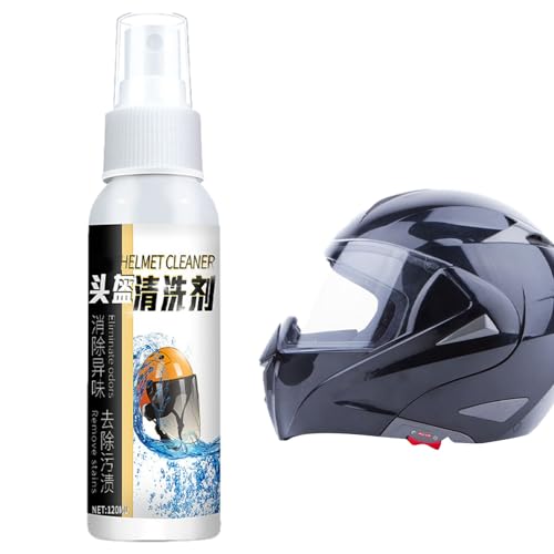 Motorcycle Foam Cleaner, 120ml Car Wash Windshield Cleaner, Motorbike Cleaning Foam, Motorcycle Cleaning Kit, Motorcycle Cleaner Foam for Cycling Pants Pads Gloves Protective Gear All Surfaces