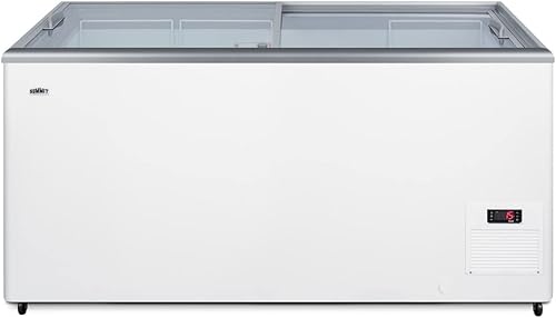 Miniatura 3 de Summit NOVA45 - Congelador para helados de 53 pulgadas con interior de aluminio martillado de 14.1 pies cúbicos con tapa de vidrio deslizante y