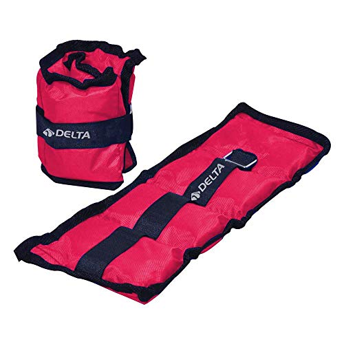Delta El Ayak Bilek Kas Güçlendirici Ağırlık Seti,2 x 0,5 Kg,Fuşya