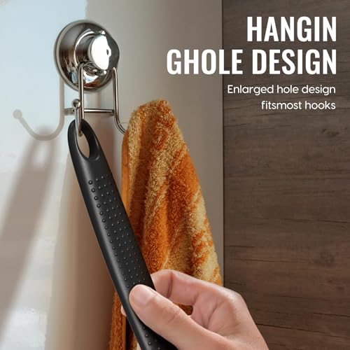 image for VWMYQ Silicone Back Scrubber for Shower, 17in Lengthen Long Handle Bod