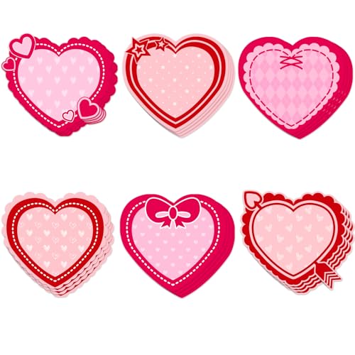 Image of Vuzvuv 60Pcs Paper Heart Cutouts for Bulletin Board Decorations,Heart Cut Outs for School Wall Decor,Classroom Decorations