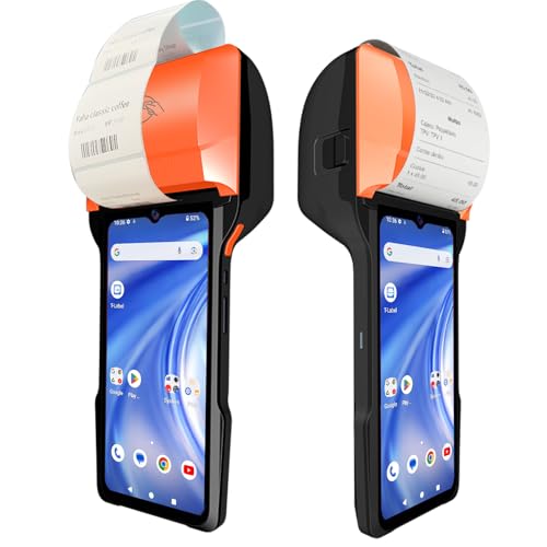 POS PDA Receipt/Label Printer,Symcode Android 14 Handheld POS Printer 3GB+32GB