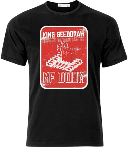 Photo de King Geedorah Take Me to Your Leader MF D@oo@m Hip Hop T Shirt Black
