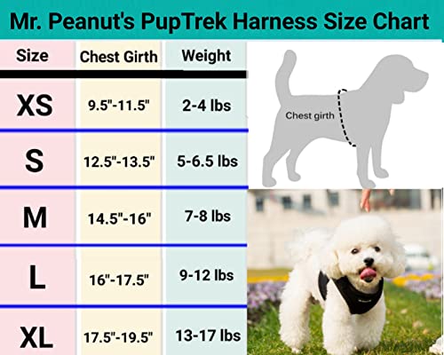 Mr. Peanut's Puptrek Small Dog/Cat Soft Mesh Step In Harness Vest (Small, Blue) #TOP1