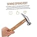 SHINEOFI Hammer Hand Tools Woodworking Comfort Grip Mallet Steel Hammer for Shoes Rustproof