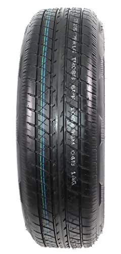 2-Pk Radial Trailer Tire Rim St205/75R14 205/75-14 5 Lug Bolt White Spoke Wheel #TOP4