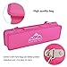 EastRock 32 Key Melodica Instrument Keyboard Soprano Piano Style with Mouthpiece Tube Sets and Carrying Bag for Beginners Adults Gift Pink