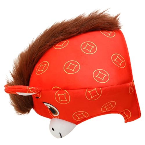 Chapeau cheval peluche déguisement adulte accessoire fête