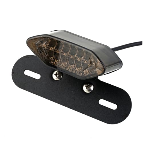 FUOYLOO luz da placa lanternas traseiras modificadas luzes traseiras de motocicleta luz de freio da