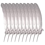 LYKD 50 Stück Natürliche Hähnchen, Verschiedene Bastelarbeiten, DIY-Bastelcollagen for DIY-Traumfänger, Haarkostüme, Hüte, Bastelarbeiten, Partys, Heimdekoration