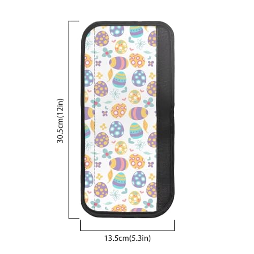Image of Dreaweet Easter Egg Pattern Refrigerator Door Handle Covers Set of 4 Washable Fridge Cover Kitchen Appliance Protector for Oven Dishwashers Microwave,Easter Kitchen Home Decor