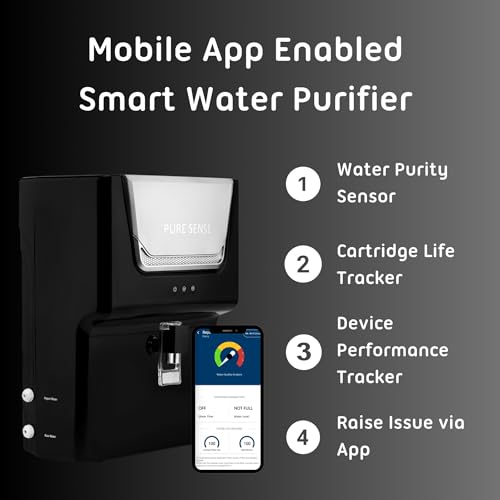 Image of Bepure Puresense NF60 Mobile App Enabled Water Purifier 7L with NF+UV+Copper Alkaline Technology | Check Water Quality and Filter life in Mobile App | Ideal for TDS range upto 500 ppm