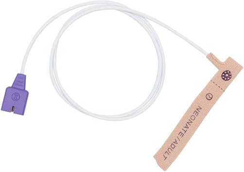 Sino-K Compatible Nollcorr Disposable Oximax Spo2 Sensor Probe MAX-N 9 Pins Neonate/Adult 12 Pack FDA/CE Approved