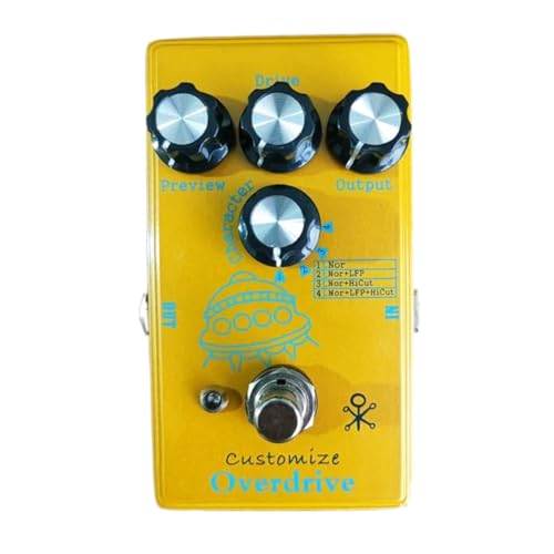Pédale overdrive faible gain pour guitare électrique afin de booster votre ampli