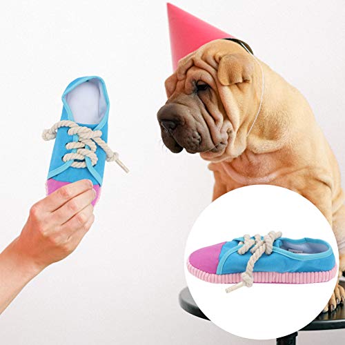 ULTECHNOVO Chinelos de Cachorro Brinquedo Mini Tênis Sapatos Brinquedo para Filhote de Cachorro Pequ