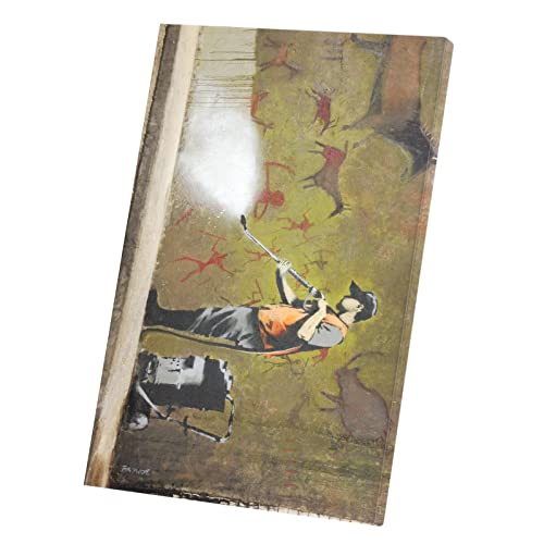 Tableau Banksy Graffiti Street Art - Toile Décorative Murale 60x90