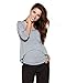 Produktbild Be Mama - Maternity & Baby wear Umstandsshirt mit Stillfunktion, Modell: SAGE, Langarm, grau, SM