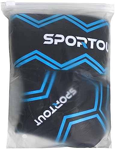 SPORTOUT Football Kick Trainer, Hands Free Solo Practice, Adjustable Soccer Training Waist Belt, Soccer Training Aid for Kids Adults, Football Training Equipment Fits Size 3,4,5 Footballs(Blue)