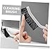 Unomor 4pcs Hard Bristle Crevice Brush Dust Cleaner Microfiber Window Groove Cleaning Brush Household Cleaning Tool