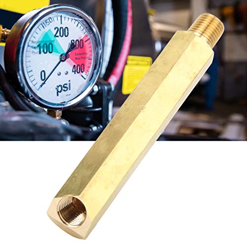 Przedłużenie pomiaru ciśnienia , 1/4 cala NPT 115 mm długość adapter przedłużający ciśnienie zamiennik do silnika Windsor 260 289 302 351 V8