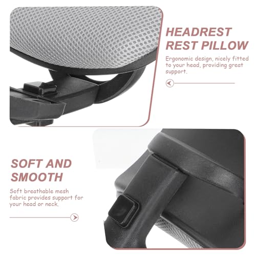 Appui-tête de chaise de bureau réglable ergonomique avec coussin de nuque