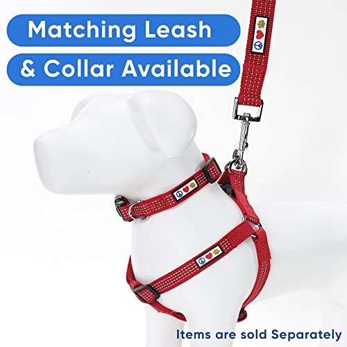 Pawtitas Reflective Step In Dog Harness Or Reflective Vest Harness, Comfort Control, Training Walking Of Your Puppy/Dog Large Dog Harness L Red Dog Harness #TOP4