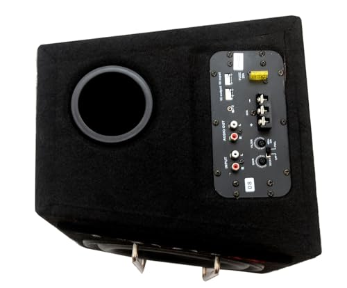 Image of NISAI NS-1020-1 4500 watt Active Subwoofer Class A Vehicles /Car Amplifier Music Sound System with High Power Smooth Volume-Black