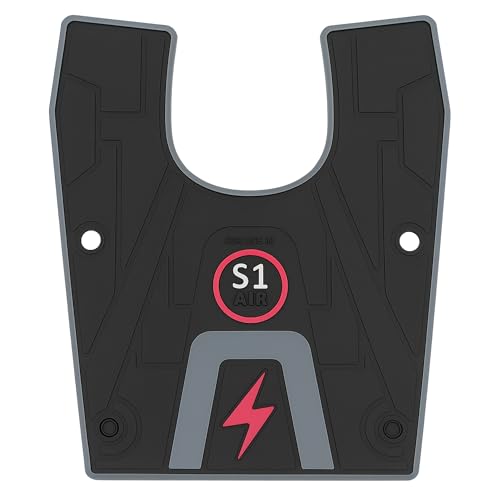Image of DEEPON Scooter Floor Mat | Ola S1 Pro Gen 2 | S1 Air | S1X Electric Scooter (S1), | Black and Blue Custom Fit | Waterproof Anti Slip | Rubber Footboard Mat All Weather Protection